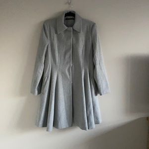 Gray swing coat